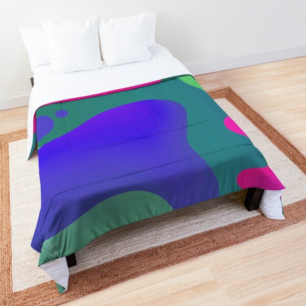 Very Cool, Super Awesome and kind of Pretty Amazing Colorful Abstract Pattern Comforter