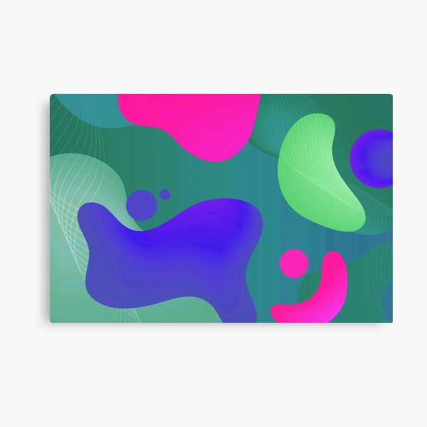 Very Cool, Super Awesome and kind of Pretty Amazing Colorful Abstract Pattern Canvas Print