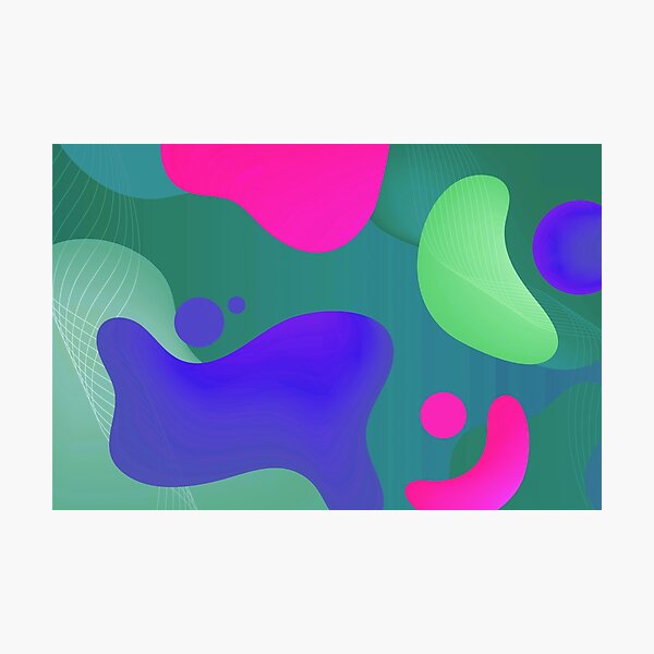 Very Cool, Super Awesome and kind of Pretty Amazing Colorful Abstract Pattern Photographic Print