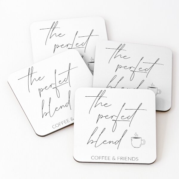 Item preview, Coffee and friends the perfect blend typography designed and sold by Raluk.