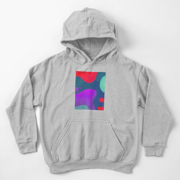 Very Cool, Super Awesome and kind of Pretty Amazing Colorful Abstract Pattern Kids Pullover Hoodie