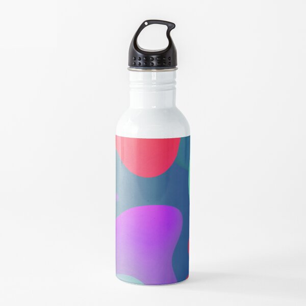 Very Cool, Super Awesome and kind of Pretty Amazing Colorful Abstract Pattern Water Bottle
