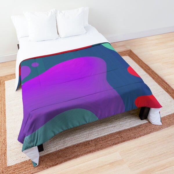 Very Cool, Super Awesome and kind of Pretty Amazing Colorful Abstract Pattern Comforter