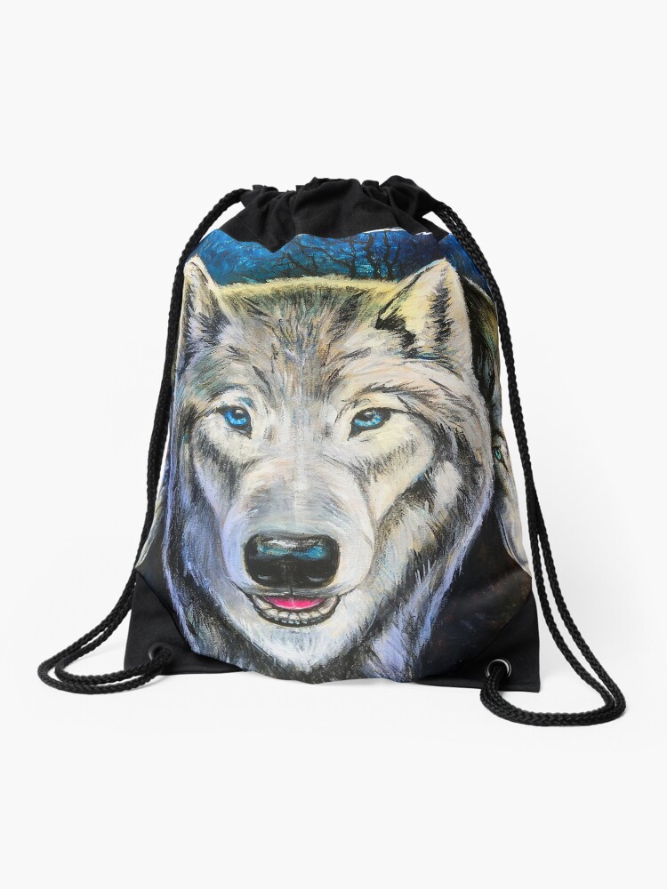 Mochila saco «Manada de lobos místicos» de Cimbart | Redbubble