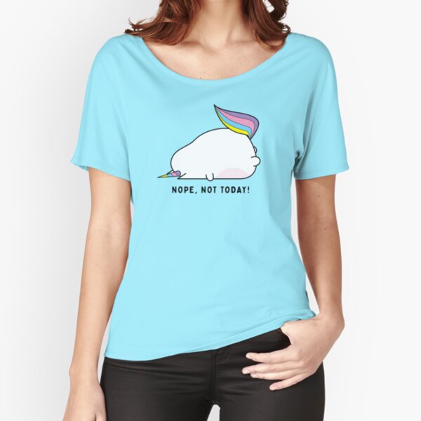 Item preview, Super Rainbow Unicorn Cat - Nope, Not Today! designed and sold by Duncan Crook.