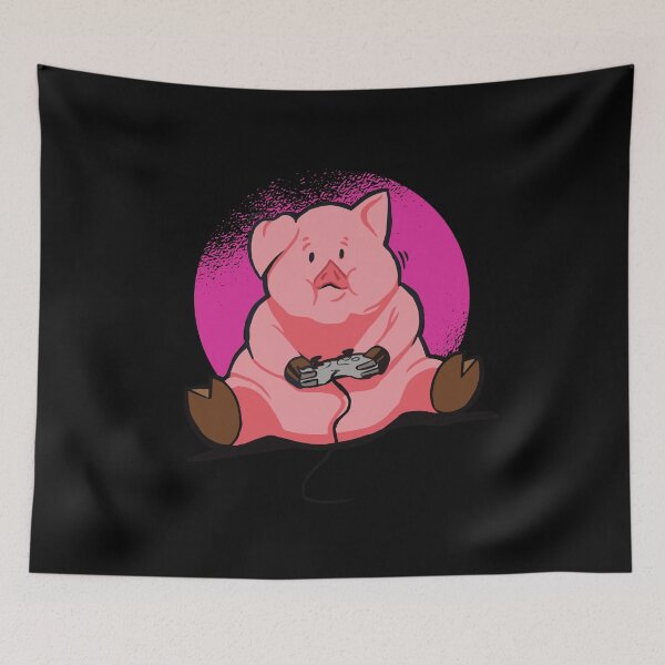 Artikelvorschau, PIG GAMER EXIST T-SHIRT GESCHENK VIDEOSPIEL GEBURTSTAG WEIHNACHTEN entworfen und verkauft von Timcito.