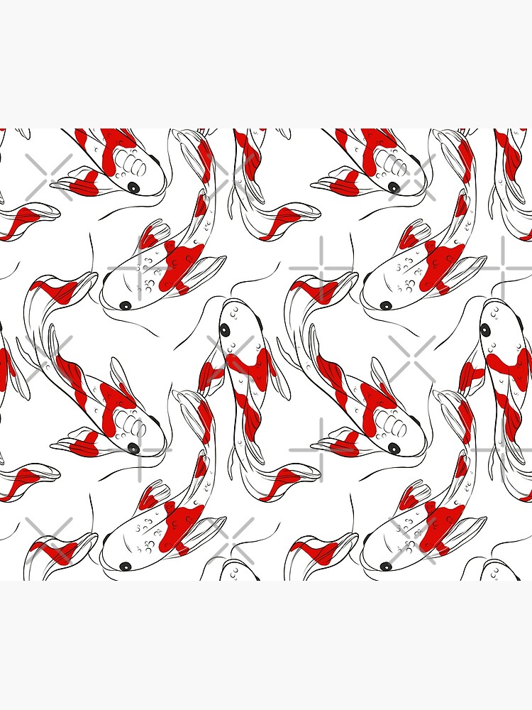 Koi red fish by Milatoo