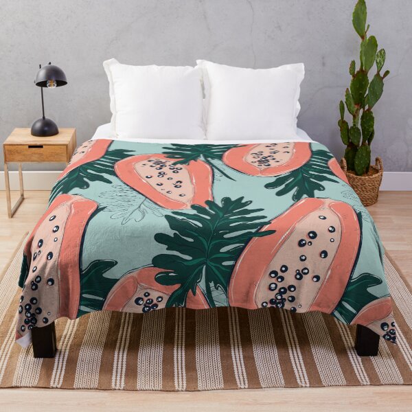 Item preview, Papaya and leaves designed and sold by Milatoo.