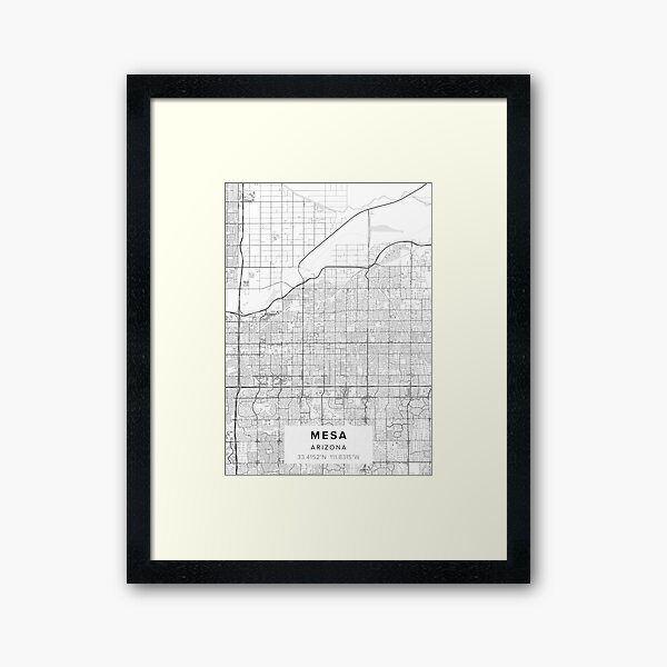Item preview, Mesa Arizona Map designed and sold by Kara515.