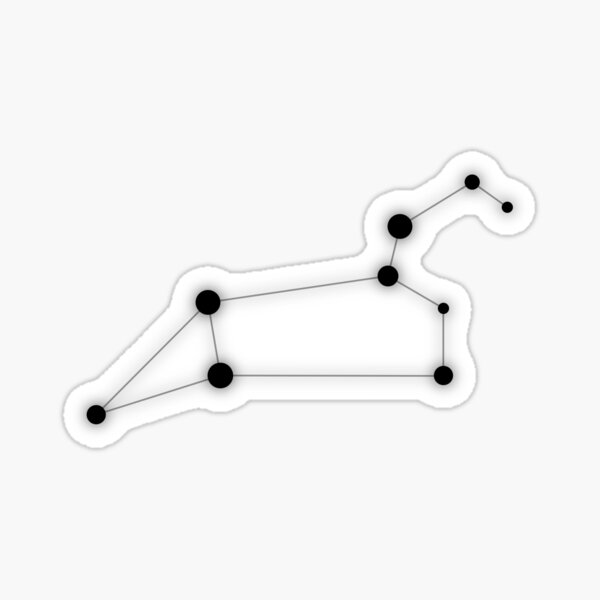 Leo zodiac star sign Sticker