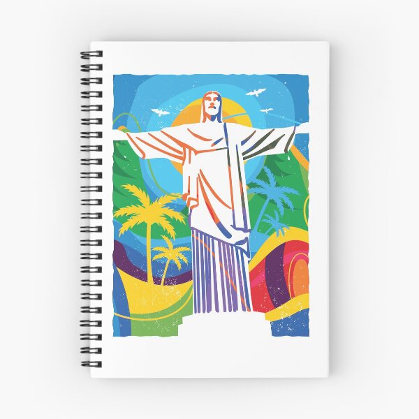 Item preview, RIO DE JANEIRO T-SHIRT COLORFUL Skyline Shirt Design Gift present birthday christmas designed and sold by Timcito.
