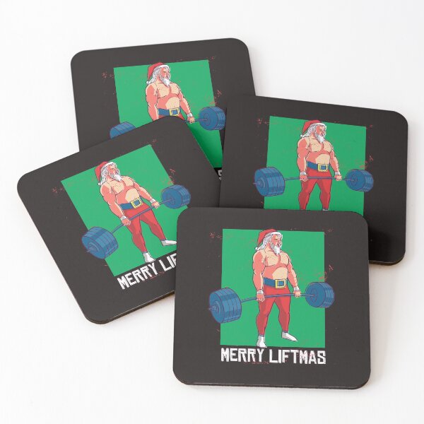 Item preview, MERRY LIFTMAS SANTA FUNNY CHRISTMAS XMAS GIFT T-SHIRT TEE SWEATER CASE STICKER designed and sold by Timcito.