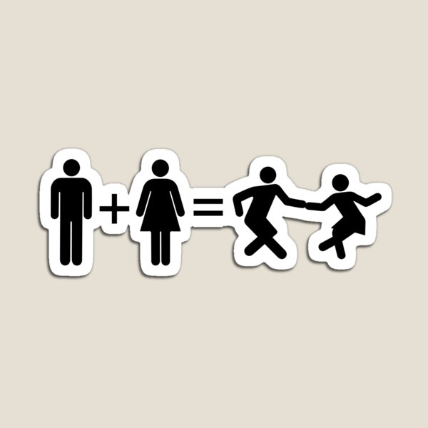 Boy+Girl dancing Magnet