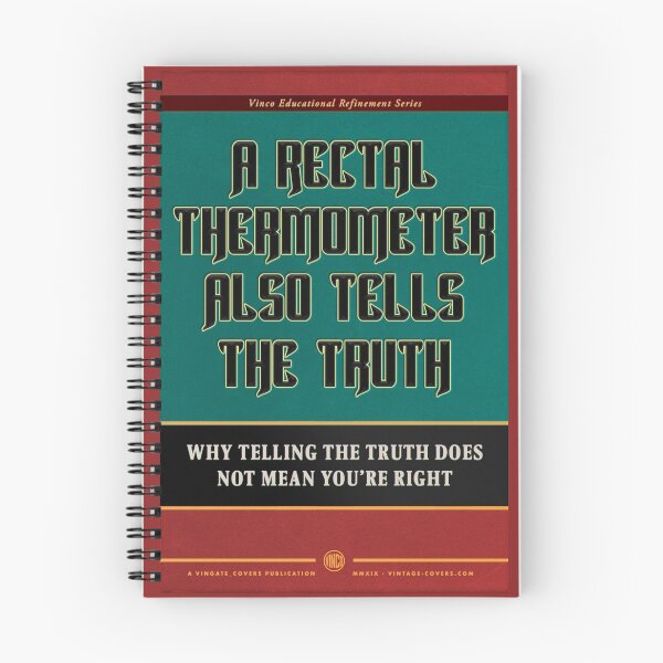 Item preview, A Rectal Thermometer Also Tells The Truth designed and sold by vintage-covers.