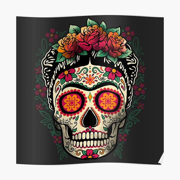 Frida calavera Poster