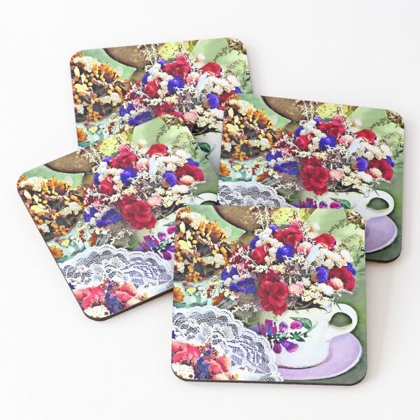Item preview, Dried Flowers in Teacups designed and sold by Susan Savad.