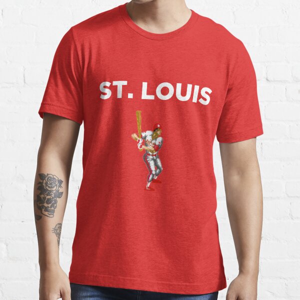 St. Louis Baseball Retro / Video Game / 8-Bit Style Shirt (v2) Essential  T-Shirt for Sale by PopCultureClub