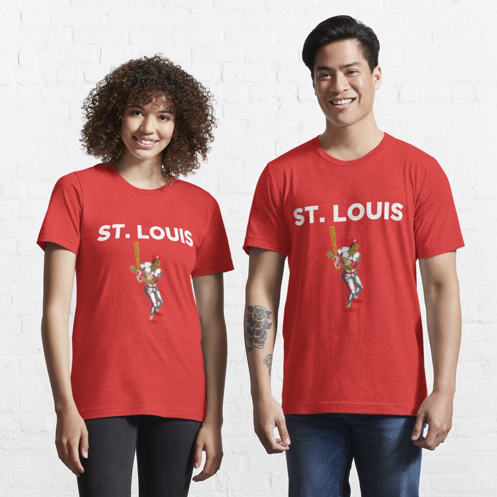 St. Louis Baseball Retro / Video Game / 8-Bit Style Shirt (v2) | Essential  T-Shirt