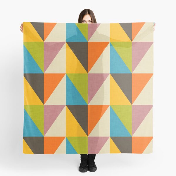 Item preview, Retro Color Block Chevron Color Fun designed and sold by susycosta.