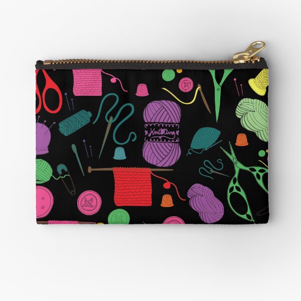 Knitting Zipper Pouch