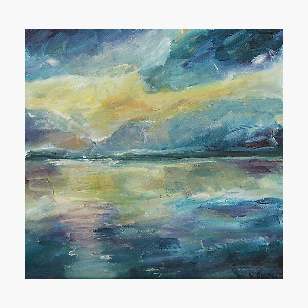 Mirror sea-Moreton Bay Photographic Print