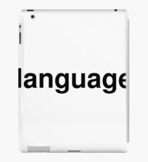language iPad Case/Skin
