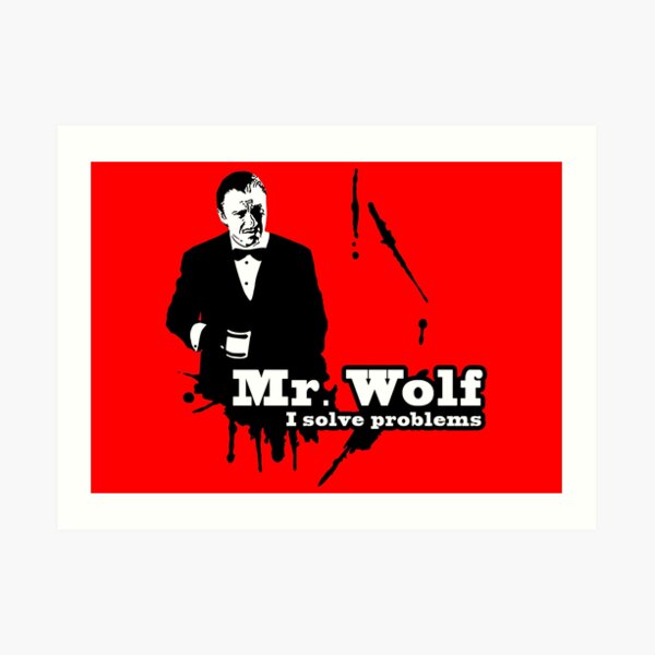 Mr. Wolf Art Print