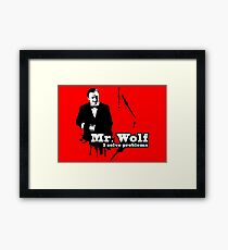 Mr. Wolf Framed Print
