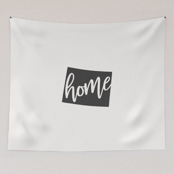 Item preview, Wyoming Home State Outline Design, Wyoming Gift, Homegrown print designed and sold by DNH Threads.