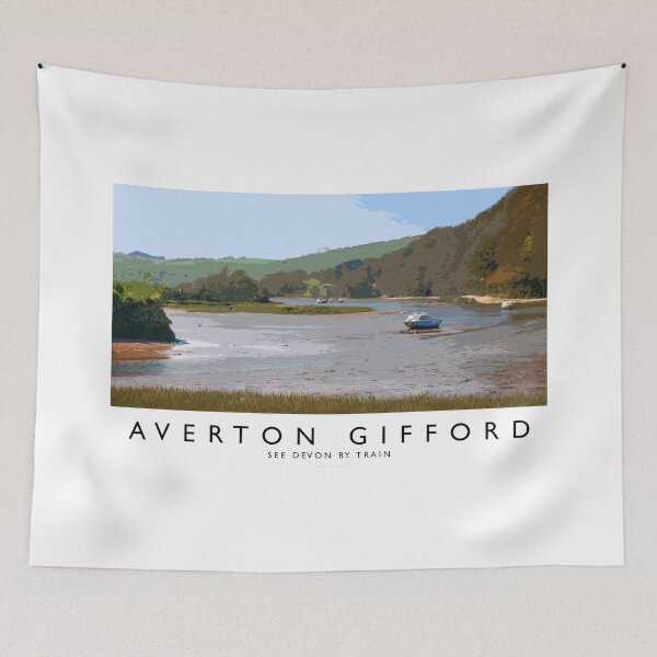 Item preview, Averton Gifford (Railway Poster) designed and sold by andrewroland.