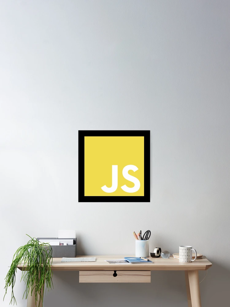 Imagen 2 de 3, Póster con la obra Logotipo de Java Script, diseñada y vendida por dimasajeng.