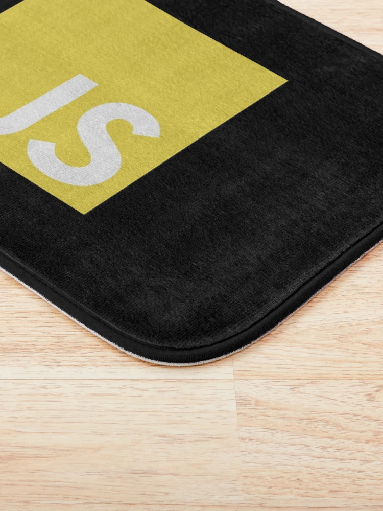 Thumbnail 3 of 6, Bath Mat, Java Script Logo designed and sold by dimasajeng.