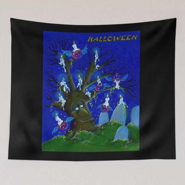 Item preview,  HALLOWEEN : Abstract Surreal Holiday Advertising Print designed and sold by posterbobs.