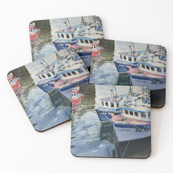 Item preview, Boats at Pittenweem Harbour designed and sold by arlyon art.