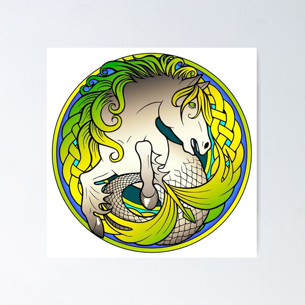 Item preview, Scottish Kelpie, Water Horse, Celtic Knot Design designed and sold by Teri Sherman.