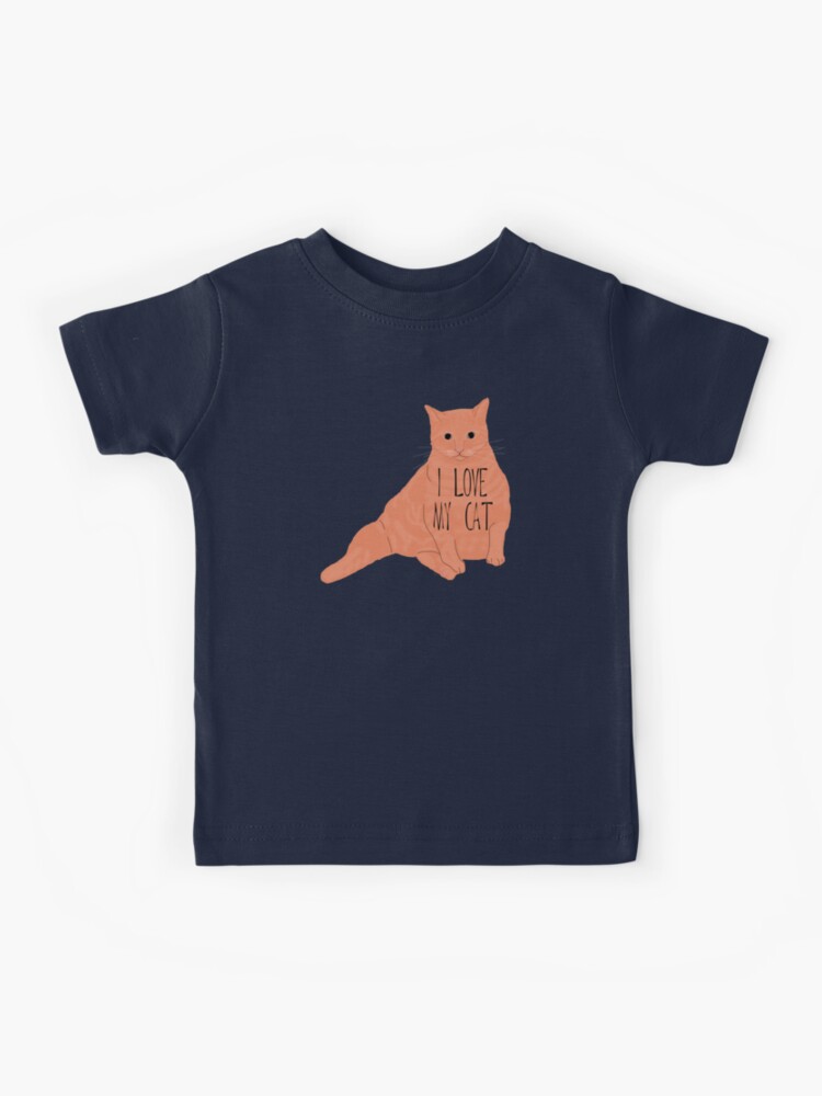 Orange cat outlet shirt