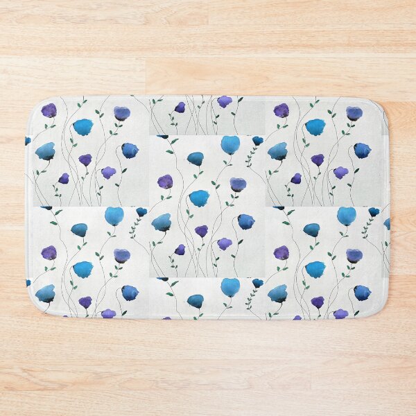 Item preview, Flowers in blue designed and sold by Sifan.