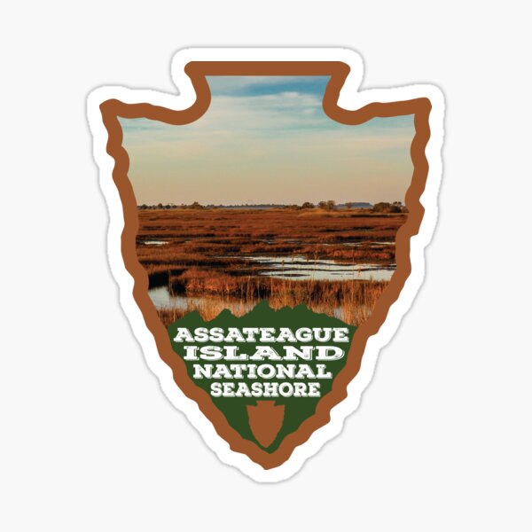 Assateague Island National Seashore arrowhead Sticker