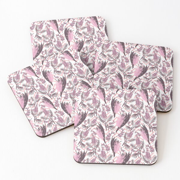 Item preview, Pink Australian Native Floral Pattern designed and sold by Annalee Beer.