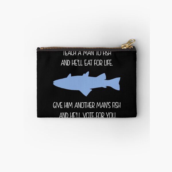 Item preview, Teach a Man to Fish (White) designed and sold by TheLastStand.