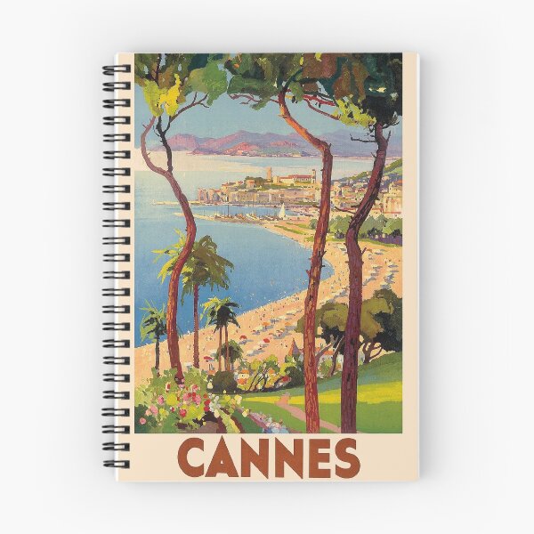 Item preview, Cannes France, Vintage Travel Poster designed and sold by vintagevivian.