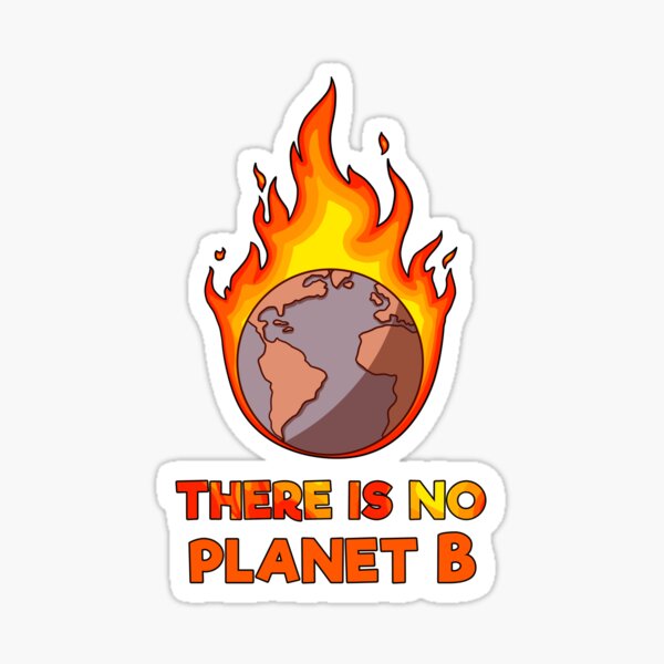 "there Is No Planet B" Sticker For Sale By TinusCartoons | Redbubble