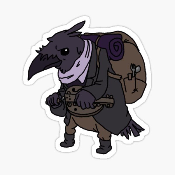 Kenku Bard Sticker For Sale By Grapeglasses Redbubble