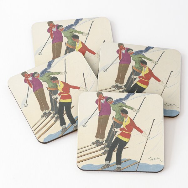 Item preview, France, Superbagneres, Vintage Ski Poster designed and sold by vintagevivian.