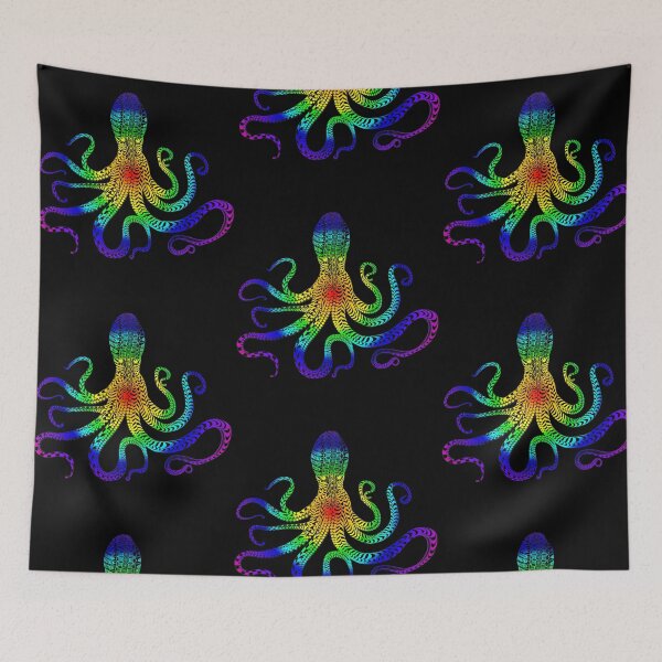 Item preview, RAINBOW OCTOPUS  designed and sold by karmadesigner.