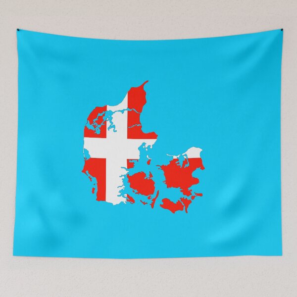 Item preview, Flag of Denmark and Map of Denmark designed and sold by IBMClothing.