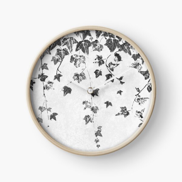 Item preview, Hand Printed Black and White Trailing Ivy designed and sold by itsjensworld.