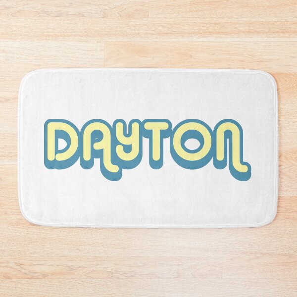 Item preview, Retro Blue and Yellow Dayton designed and sold by Alexandra Jones.