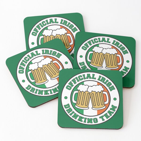 Item preview, Official Irish Drinking Team Featuring Flag of Ireland designed and sold by jaycartoonist.