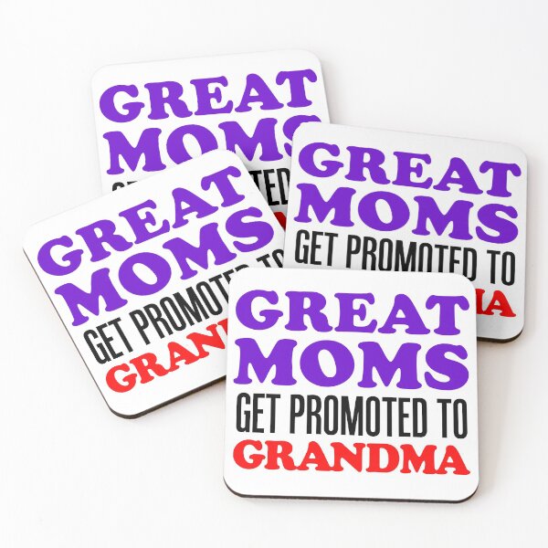 Item preview, Great Moms Get Promoted To Grandma Grandmother designed and sold by jaycartoonist.